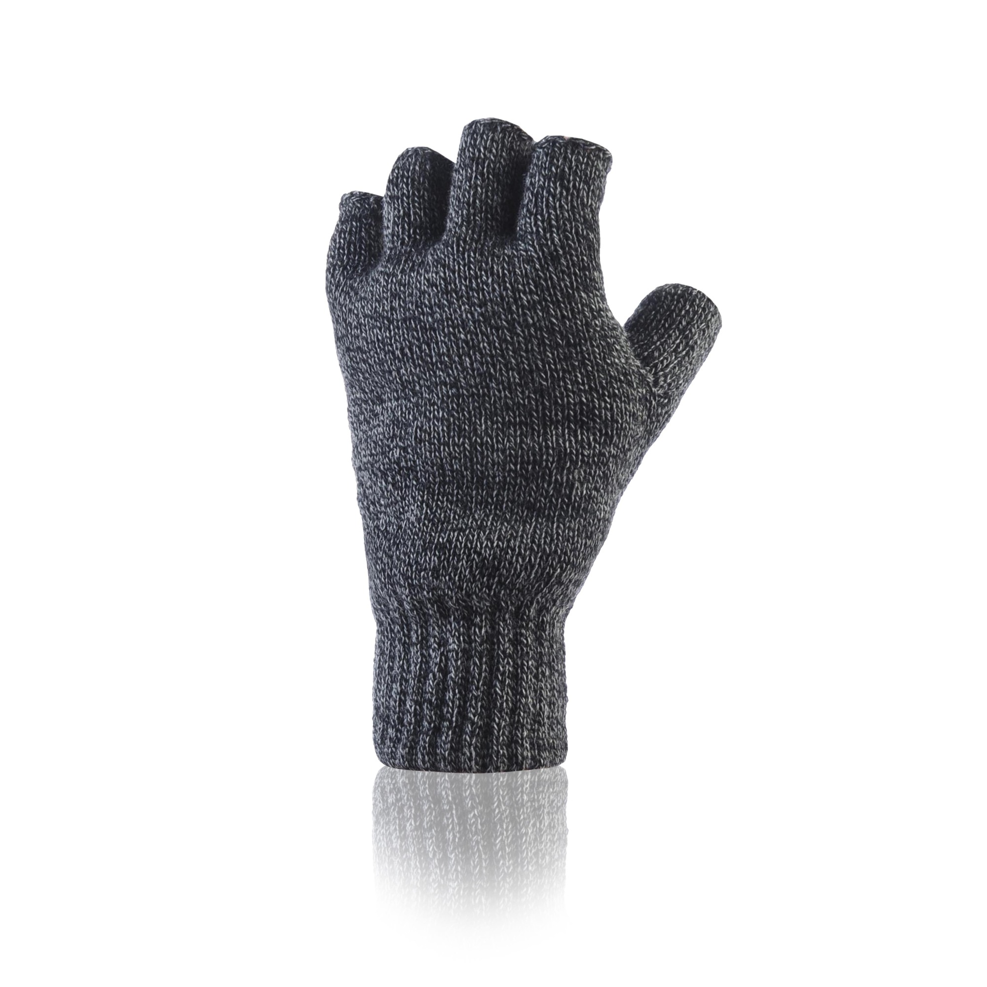 Heat Holders Men's Skala Fingerless Glove Charcoal One Size